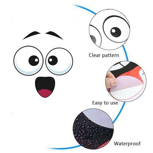 10 Pack Cute Toilet Lid Decal Sticker