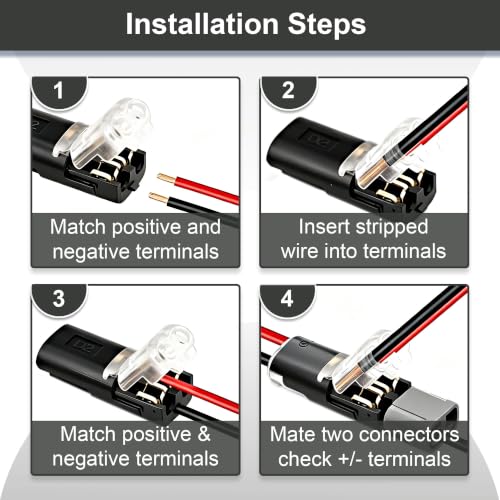 Double Wire Plug in Connector