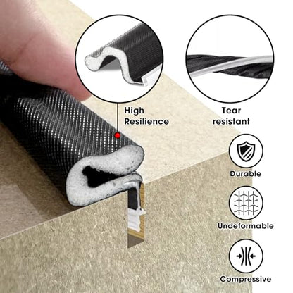 Extra Wide Kerf Door Weather Stripping