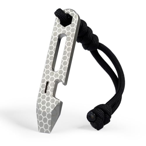 Titanium EDC Pry Bar with Bottle Opener