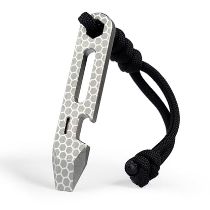 Titanium EDC Pry Bar with Bottle Opener