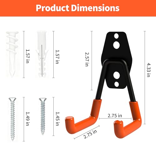 Heavy Duty Door Storage Hangers Bracket
