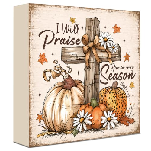 Fall Decorations for Home Wood Sign Fall Decor Shelf Decor