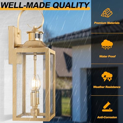 Large Motion Sensor Outdoor Wall Lights