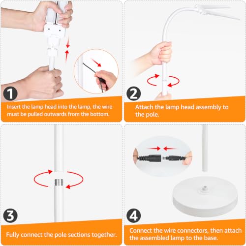 Double Head LED Floor Lamp