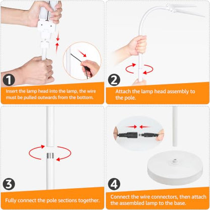 Double Head LED Floor Lamp