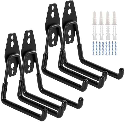 4 Pack Garage Hooks Heavy Duty