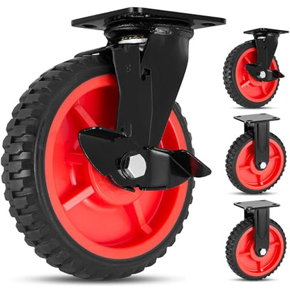 Heavy Duty Caster Wheels Set of 4