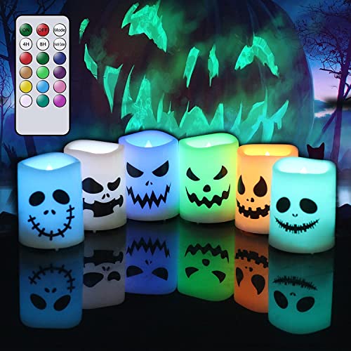 Flameless Flickering Led Candles with 6H Timer