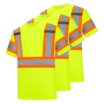 Hi Vis Short Sleeve Safety Shirts