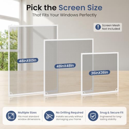 New Window Screen Frame Kit