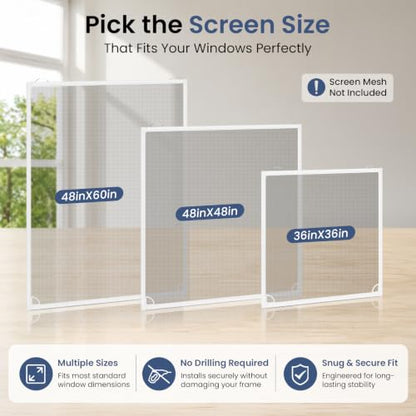 New Window Screen Frame Kit