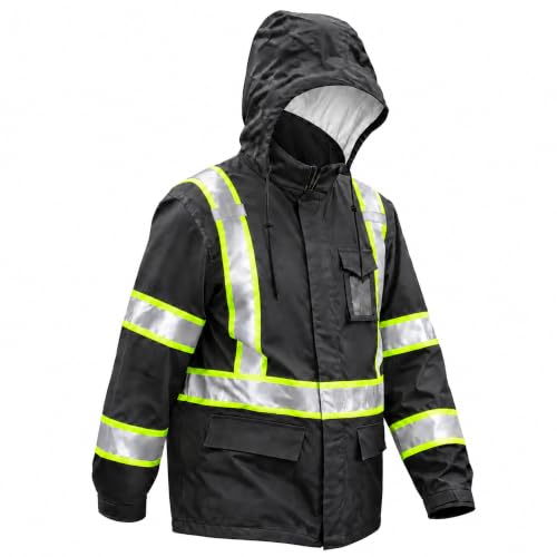 High Visibility Reflective Rain Jacket