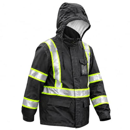 High Visibility Reflective Rain Jacket