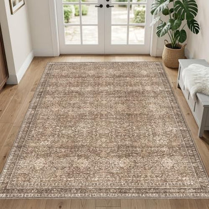 3x5 Area Rugs (Dark Brown / 3' x 5' (Rectangular))