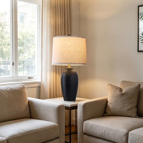 25" Vintage Ceramic Table Lamp