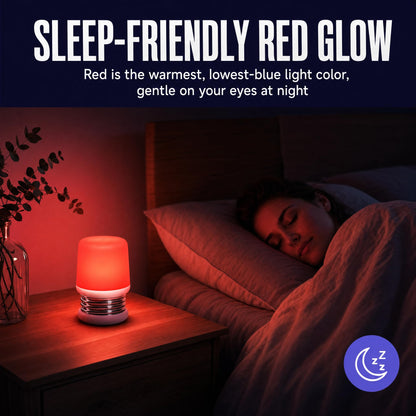 Rechargeable Table Lamp Bulb (Red)