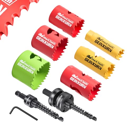 Hole Saw Set with 1 PC Small Mandrel