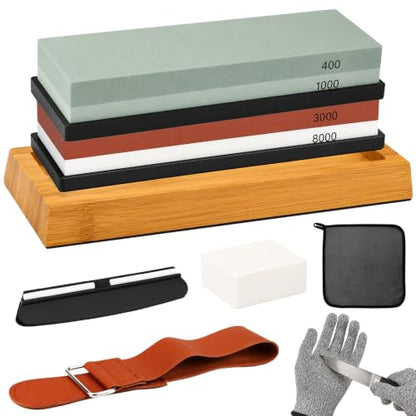 Knife Sharpening Stone Set