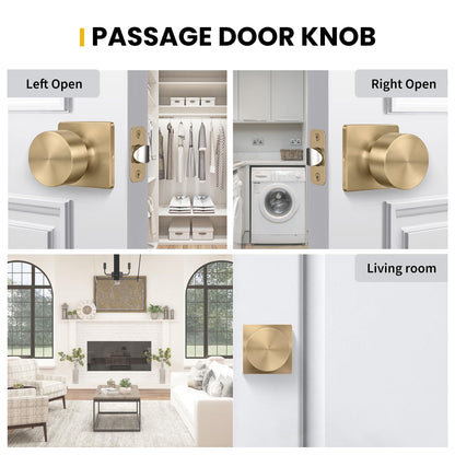Champagne Bronze Closet Door Knobs (Champagne Bronze)