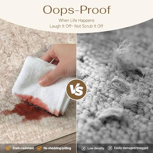2x8 Beige Neutral Kitchen Hallway Runner Rug (Neutral | Beige / 2' x 8' (Runner))