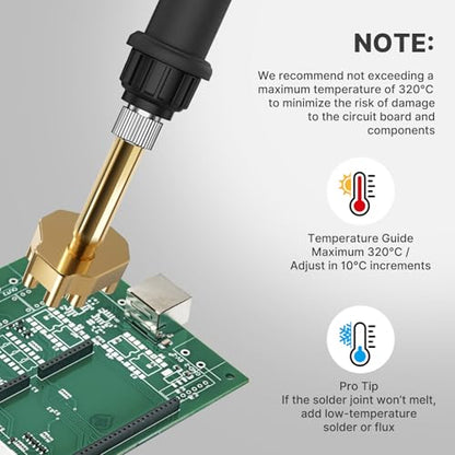 Joystick Soldering Iron Tip for PS5 Xbox One Series S & Switch Controllers (Gold)