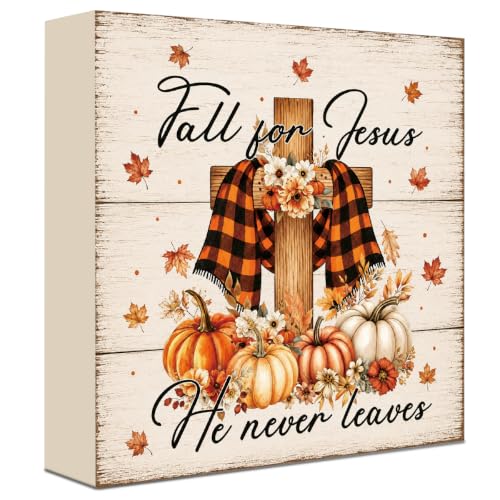 Fall Decorations for Home Wood Sign Fall Decor Shelf Decor