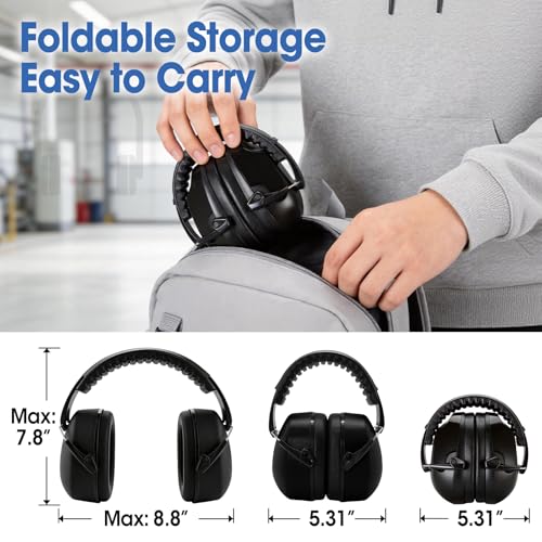 Noise Reduction Ear Muffs for Ear Protection