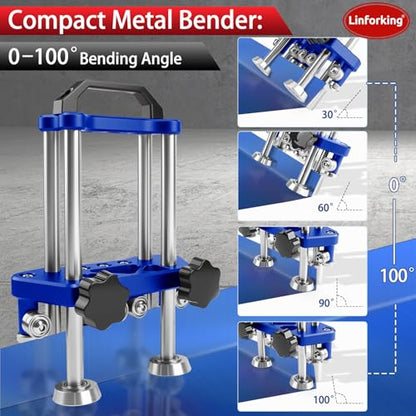 Sheet Metal Tools 2 Station Metal Bender (Blue)