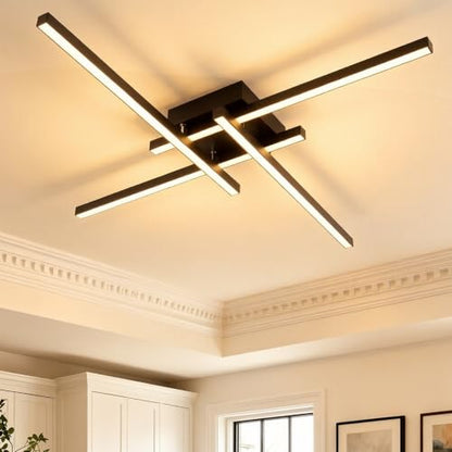 Modern LED Linear Chandelier 21"