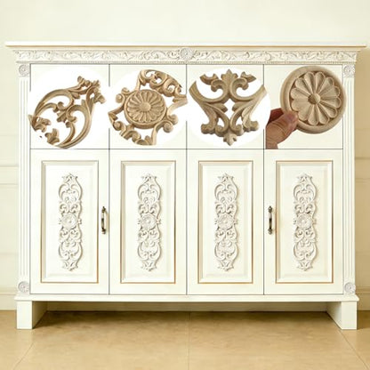 Wooden Carved Onlays Appliques