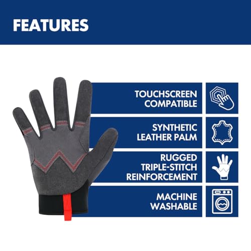 Performance Men’s Pro Builder Work Gloves