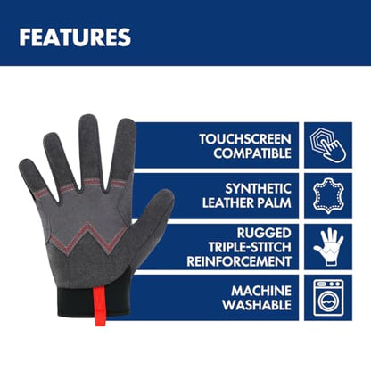 Performance Men’s Pro Builder Work Gloves
