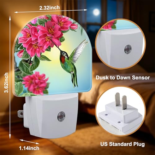 Night Light Night Lights Plug into Wall with Dusk to Dawn Smart Sensor for Bedroom Bathroom Hallway Kitchen