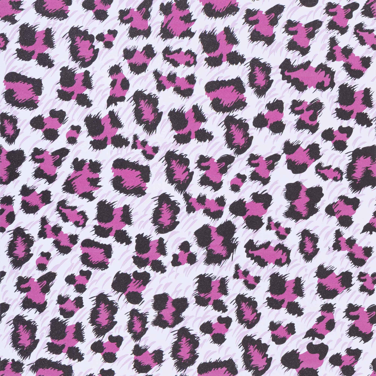 Pink and White Cheetah Print Decor Wallpaper (Pink/White / 17.3" x 118")