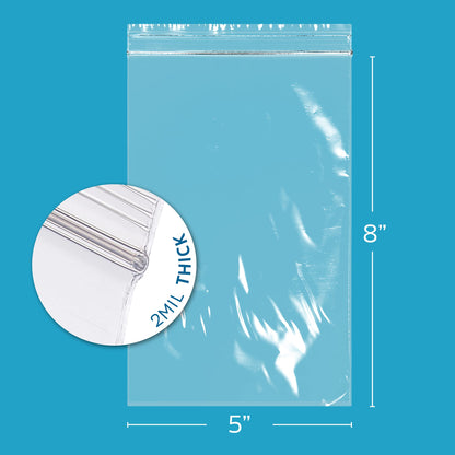 5" x 8" Zip Bags (5" x 8")