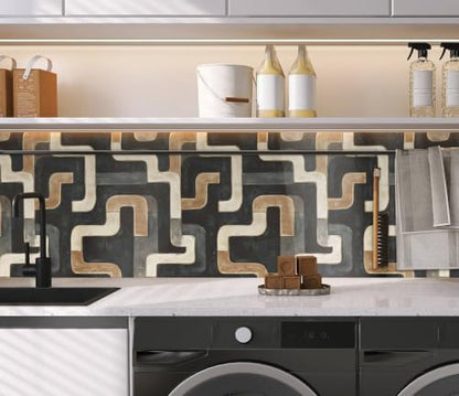 Mid Century Modern Peel and Stick Wallpaper