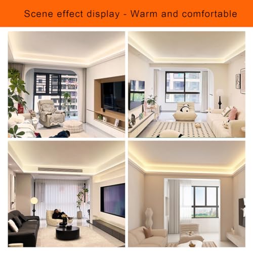 Plaster in LED Aluminium Channels (White, Vertical-Recessed ,10Pack)