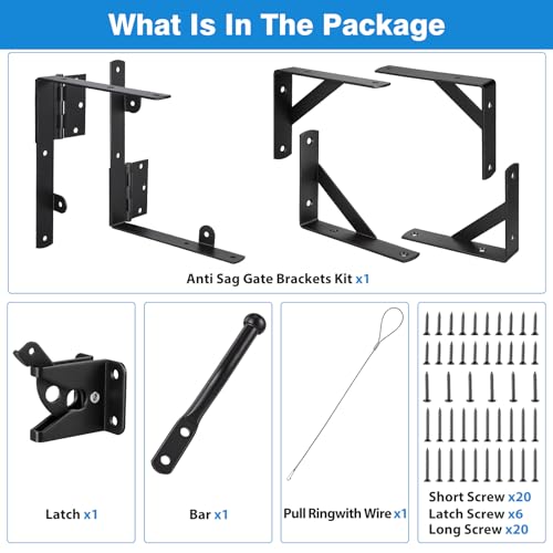 Anti Sag Gate Corner Brace Frame Kit