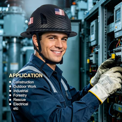 Type II Full Brim Hard Hats ANSI & CSA Class E