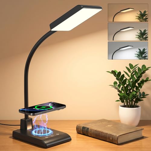 Desk Lamp with Wireless Charger
