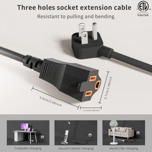 Extension Cord 3 Prong Grounded Indoor