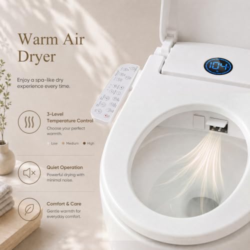 Electric Bidet Toilet Seat Elongated