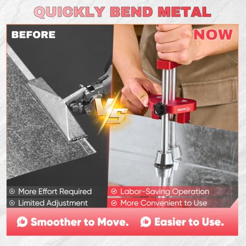 One Station Sheet Metal Bender (Small Red)