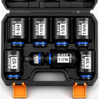 1 2'' Drive Deep Impact Socket Set