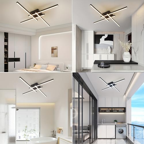 Modern LED Linear Chandelier 21"