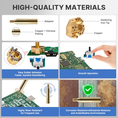 Joystick Soldering Iron Tip for PS5 Xbox One Series S & Switch Controllers Multi