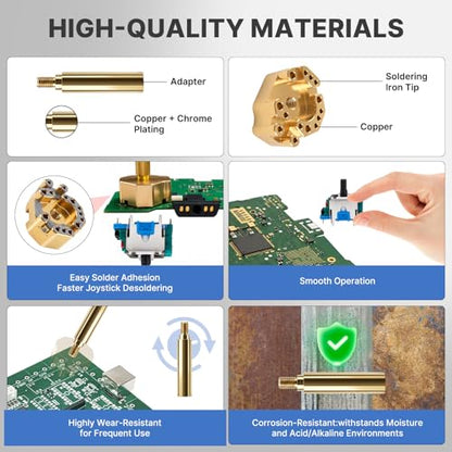 Joystick Soldering Iron Tip for PS5 Xbox One Series S & Switch Controllers Multi