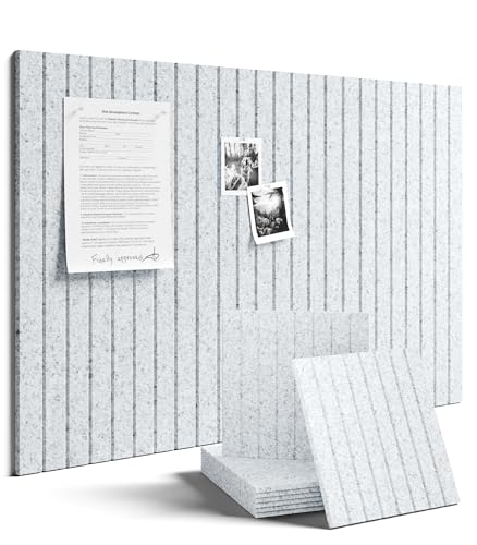 Felt Bulletin Board Tiles Large 48" x 36" Cork Board Alternative
