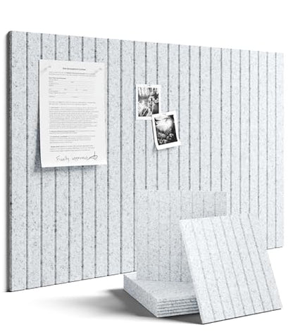 Felt Bulletin Board Tiles Large 48" x 36" Cork Board Alternative